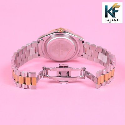 Picture of Rolexs stainless steel chain date & day analogue dial premium watch for men