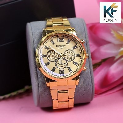 Picture of Tissot new style analog dial Stainless Steel chain Quartz Watch for Men