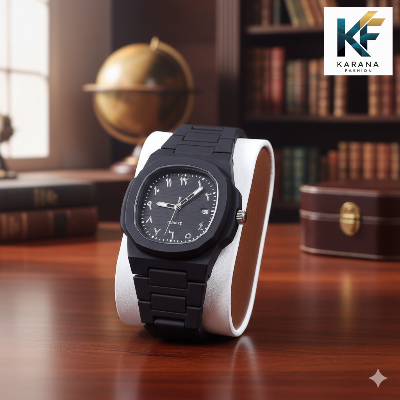 Picture of The Arabic World dial analogue White & Black Polycarbonic bell watch for men