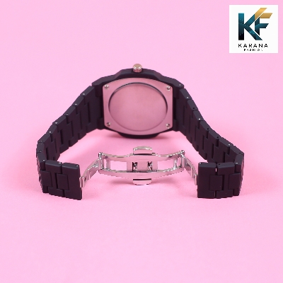 Picture of The Arabic World dial analogue White & Black Polycarbonic bell watch for men