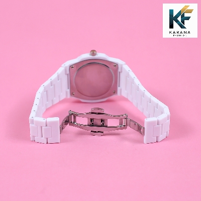 Picture of The Arabic World dial analogue White & Black Polycarbonic bell watch for men