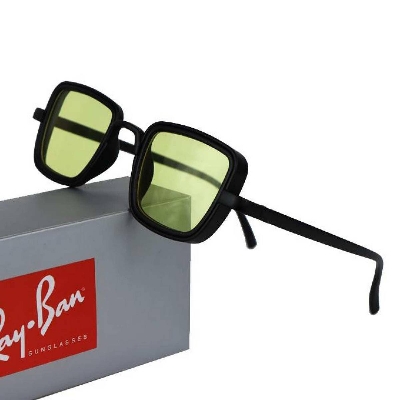 Picture of Yellow Lens Black Frame Kabir Singh New Version Sunglasses - Sun Glass For Men - Sun Glass For Men - Sun Glass