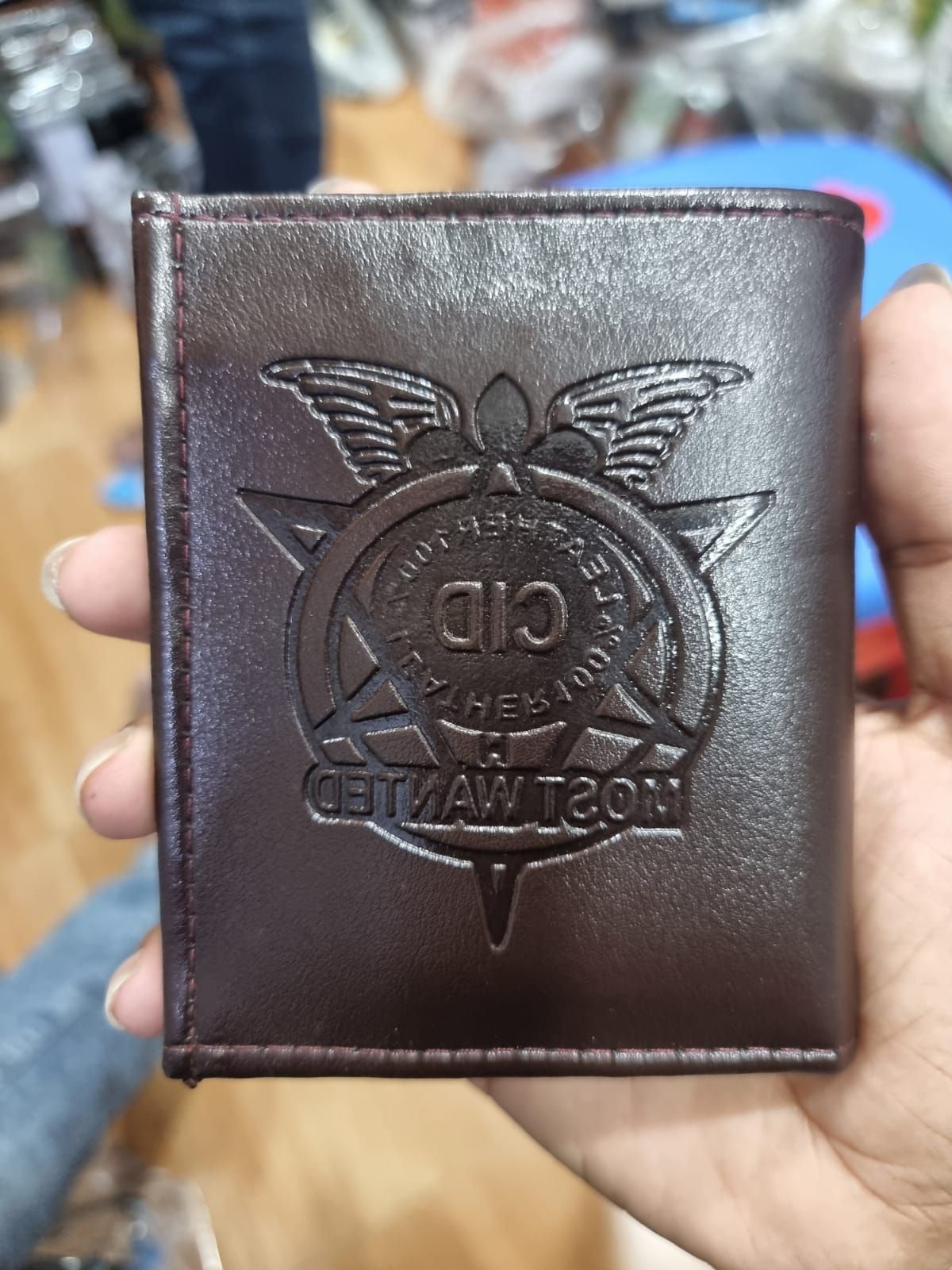 Picture of Artificial Leather CID Stylish Wallet for Man( Chocolate )