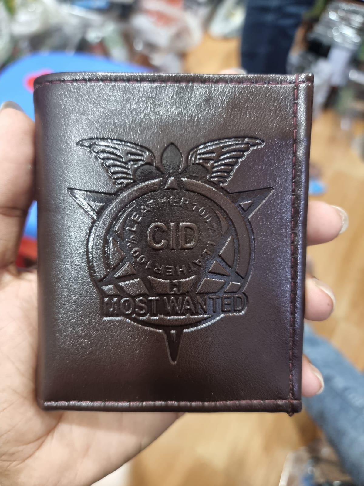 Picture of Artificial Leather CID Stylish Wallet for Man( Chocolate )