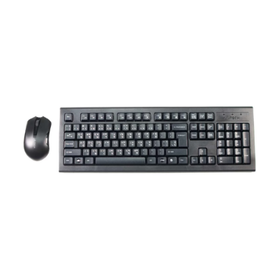 Picture of 3000N Wireless Bangla Keyboard With Wireless Mouse Combo( Black )