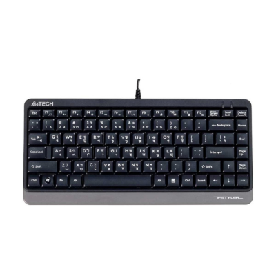 Picture of A4Tech FK11 USB Multimedia Mini Keyboard With Bangla( Black )