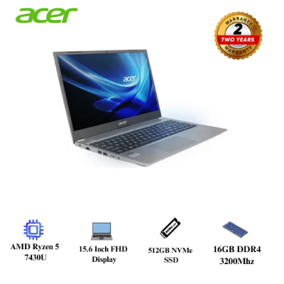 Picture of Acer Aspire Lite AL15-41 (UN.31ZSI.04X) AMD Ryzen 5 7430U, Up to 4.3GHz, 16GB RAM, 512GB SSD, 15.6 Inch FHD Laptop( Grey )