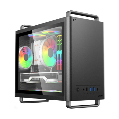 Picture of Acer U320BG Mid Tower Black Side Transparent Micro ATX Business Casing( Black )