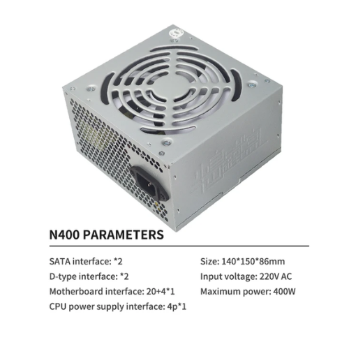 Picture of AIGO N400 400Watt Power Supply