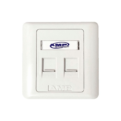 Picture of AMP Face Plate Kit Dual Port