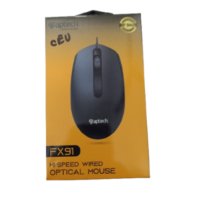 Picture of Aptech Fx91 High Precision Optical Mouse( Black )