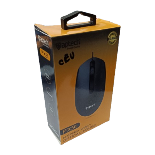 Picture of Aptech Fx91 High Precision Optical Mouse( Black )