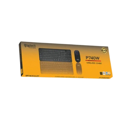 Picture of Aptech P740W 2.4ghz Ergonomic Gaming Keyboard Mouse Combo( Black )