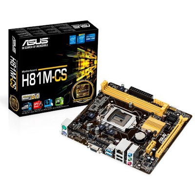 Picture of Asus H81M-CS Intel 4th Gen Motherboard