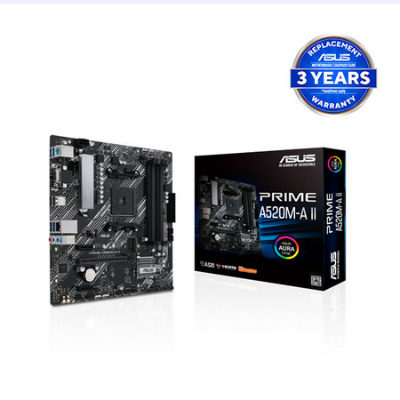 Picture of ASUS PRIME A520M-A II AMD Ryzen micro ATX Motherboard