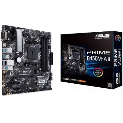 Picture of ASUS PRIME B450M-A II 1st/2nd/3rd Gen AMD Ryzen Processor Supported AM4 Socket Motherboard