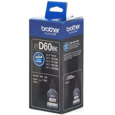 Picture of Brother BT-D60BK Refill Ink upto 7500 Pages Print Capacity for DCP-T310, DCPT510W, DCPT710W, MFCT810W, MFCT910DW, MFC-T4500DW, HL-T4000DW, DCP-T220, DCP-T420W, DCP-T720DW, DCP-T820DW, MFC-T920DW, DCP-T520W( Black )