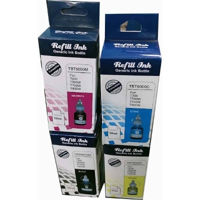 Picture of Brother InkTank Compatible Ink Black, Cyan. Yellow, & Megenta Refill( Multicolor )