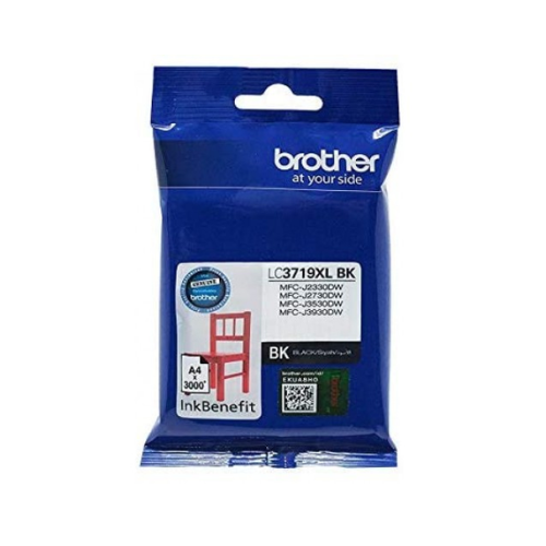 Picture of Brother LC 3719BK Black Toner Cartridge 3000 pg capacity For MFC-J2330DW / MFC-J2730DW / MFC-J3530DW / MFC-J3930DW Printer( Black )