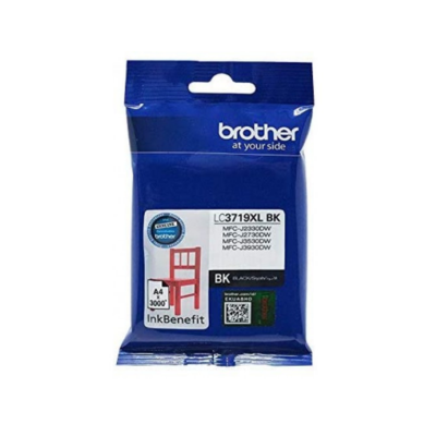 Picture of Brother LC 3719BK Black Toner Cartridge 3000 pg capacity For MFC-J2330DW / MFC-J2730DW / MFC-J3530DW / MFC-J3930DW Printer( Black )