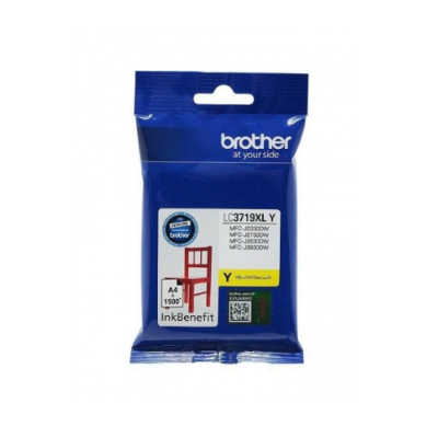 Picture of Brother LC 3719Y Yellow Toner Cartridge 1500 page capacity For MFC-J2330DW / MFC-J2730DW / MFC-J3530DW / MFC-J3930DW Printer( Yellow )