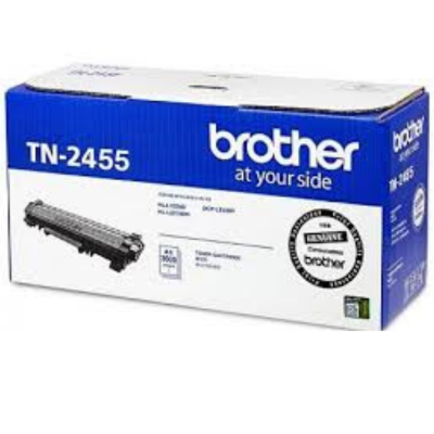 Picture of Brother TN-2455 Toner For HL-L2370DN, L2335D, DCP-L2535D Up To 3000 Pages Print Capacity( Black )