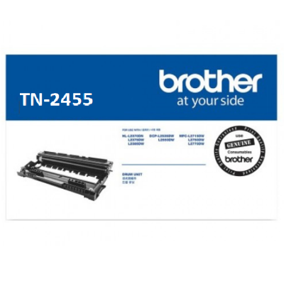 Picture of Brother TN-2455 Toner For HL-L2370DN, L2335D, DCP-L2535D Up To 3000 Pages Print Capacity( Black )
