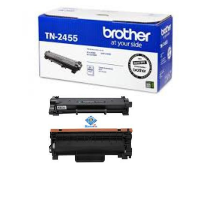 Picture of Brother TN-2455 Toner For HL-L2370DN, L2335D, DCP-L2535D Up To 3000 Pages Print Capacity( Black )