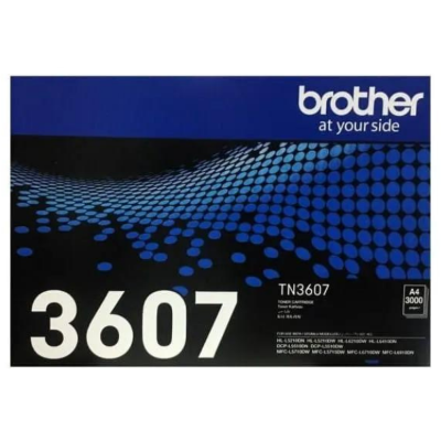Picture of Brother TN-3607 Toner For HL-L5210DN, L5210DW, L6210DW, L6410DN, DCP-L5510DN, L5510DW, MFC-L5710DW, L6710DW, L6910DN Up To 3000 Pages Print Capacity( Black )