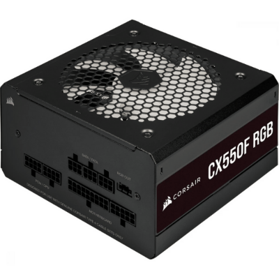 Picture of CORSAIR CX550F RGB 550 Watt 80 PLUS BRONZE Certified Modular RGB Power Supply