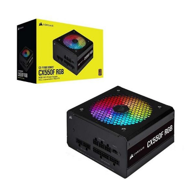 Picture of CORSAIR CX550F RGB 550 Watt 80 PLUS BRONZE Certified Modular RGB Power Supply