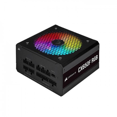 Picture of CORSAIR CX650F RGB 650 Watt 80 PLUS BRONZE Certified Modular RGB Power Supply