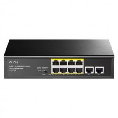 Picture of Cudy FS1010P 8-Port 10/100M PoE+ Switch( Black )