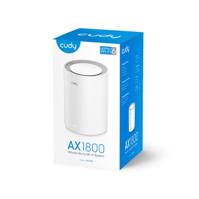 Picture of Cudy M1800 (1 Pack) WiFi 6 Router( White )