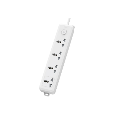 Picture of Deli CT704 5 Meter 2 Pin 4 Port Power Strip Multiplug( White )