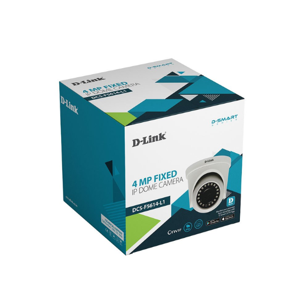 Picture of D-Link DCS-F5614-L1 4MP 3.6mm Lens 30M IR Dome IP Camera( White )