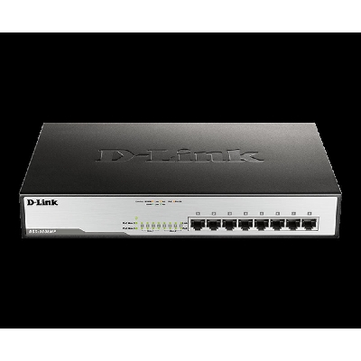 Picture of D-Link DGS-1008MP 8-Port Gigabit Switch with 4 PoE Ports( Black )