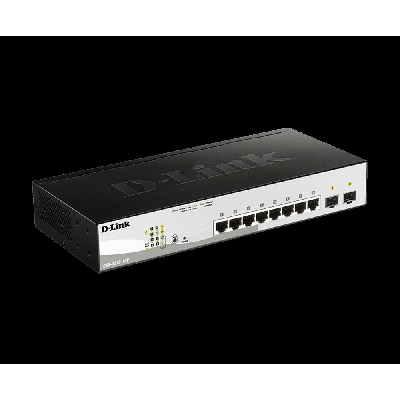 Picture of D-Link DGS-1210-10P 8 Port Gigabit Switch With 2 Port SFP( Black )