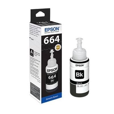 Picture of Epson 664 Black Refill Ink Bottle( Black )
