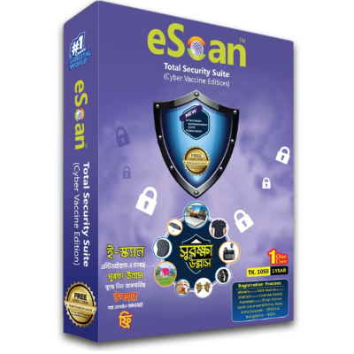Picture of eScan Antivirus 1 User 1 Year Total Security