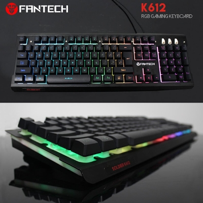 Picture of FANTECH K612 Soldier RGB Gaming Keyboard( Black )
