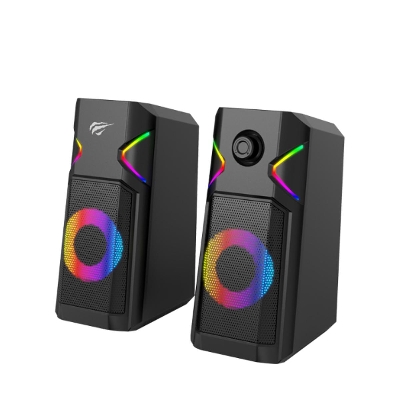 Picture of Havit SK201 RGB 2.0 Wired Stereo Gaming  Speaker( Black )
