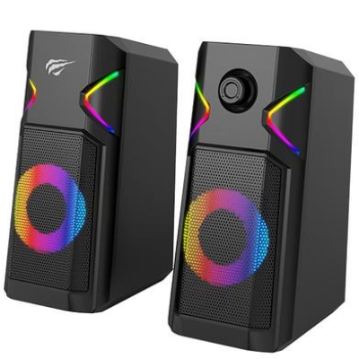 Picture of Havit SK201 RGB 2.0 Wired Stereo Gaming  Speaker( Black )
