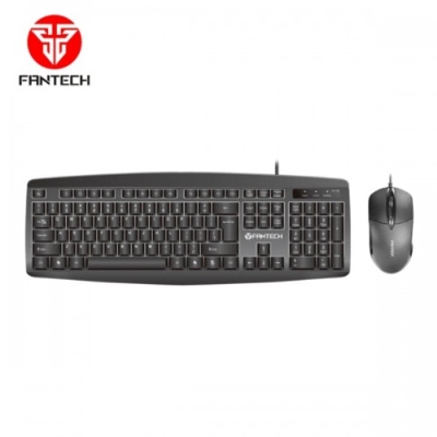 Picture of FANTECH KM100 Black USB Keyboard Mouse Combo( Black )
