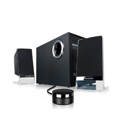 Picture of Microlab M200BT 2.1 Bluetooth Platinum Edition Multimedia Speaker( Black )