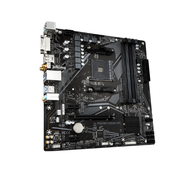 Picture of Gigabyte A520M DS3H AC AMD Micro ATX Motherboard