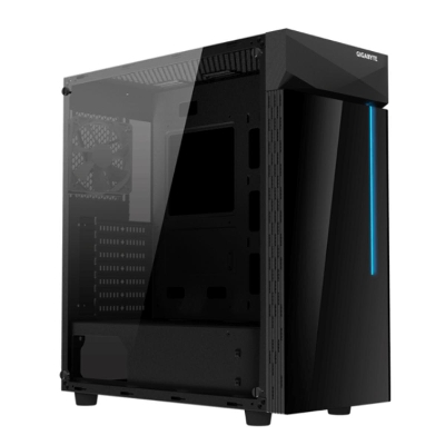 Picture of Gigabyte AORUS C200G ATX Mid-Tower Gaming Casing( Black )