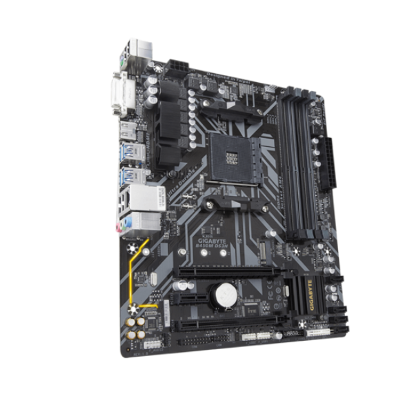 Picture of Gigabyte B450M DS3H AM4 AMD Micro ATX Motherboard
