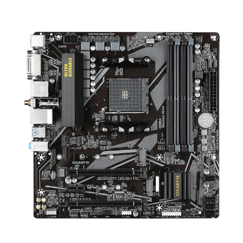 Picture of Gigabyte B550M DS3H AC AMD Micro ATX Motherboard