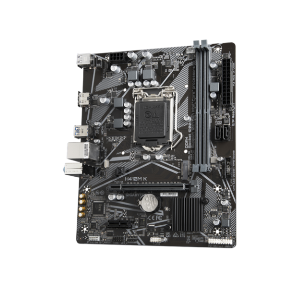 Picture of Gigabyte H410M K DDR4 Intel 10th Generation Motherboard( Black )